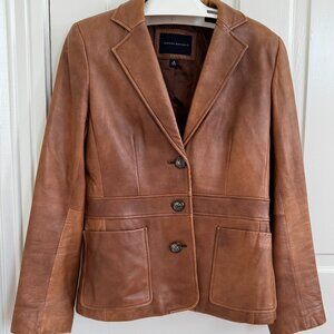 Banana Republic Leather Jacket, Size 8